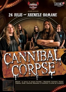 Cannibal Corpse 24 iulie