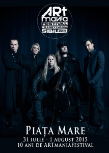 Apocalyptica Artmania 1 august 2015