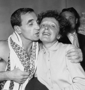 Edith Piaf și Charles Aznavour 