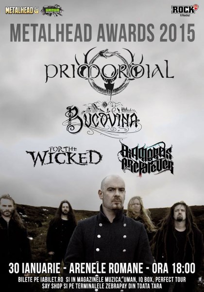 PRIMORDIAL, Bucovina, Diamonds Are Forever si For The Wicked 30 ianuarie (420 x 600)