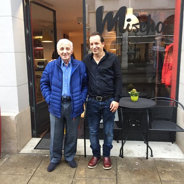 Mischa si Charles Aznavour a