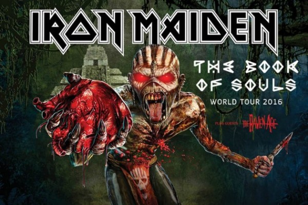 iron maiden The Book Of Souls tour 30 iulie