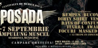 Pe 5 septembrie începe FESTIVALUL POSADA ROCK 2014