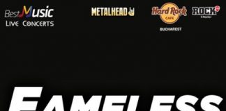 Trupa lui Tiberiu Albu, FAMELESS, in concert la Hard Rock Cafe pe 1 octombrie