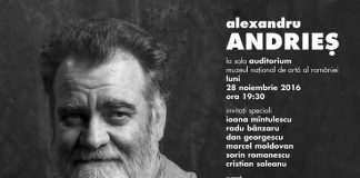 Alexandru Andrieș vă așteaptă la concert (28 noiembrie)