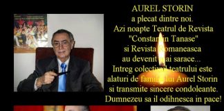 A murit Aurel Storin (1937 – 2015). Dumnezeu să-l odihnească în pace!