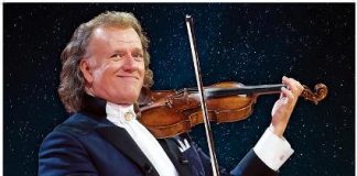 Concertele violonistului ANDRÉ RIEU, in fruntea topurilor alaturi de show-urile starurilor Depeche Mode, Elton John si Bon Jovi