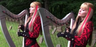 Harp Twins au făcut un cover după "The Trooper" (Iron Maiden)