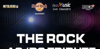 Tribut AC/DC cu THE ROCK la Hard Rock Cafe (6 octombrie)