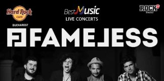 Tudor Chirilă, Dan Byron, Cornel Ilie și Teodora Buciu sunt invitații speciali la lansarea de album Fameless de pe 27 ianuarie de la Hard Rock Cafe