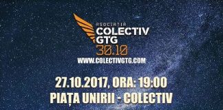 „Marșul chitarelor Colectiv” în Piața Unirii (27 octombrie)