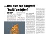 Anchetă culturală în revista Orizont (luna mai): Care este cea mai gravă „boală” a cărților?