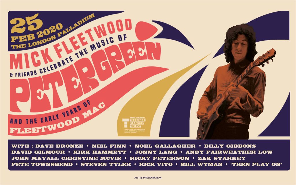 Tribut Peter Green: Mick Fleetwoodand Friends (Kirk Hammett, Billy Gibbons, Steven Tyler) - VIDEO