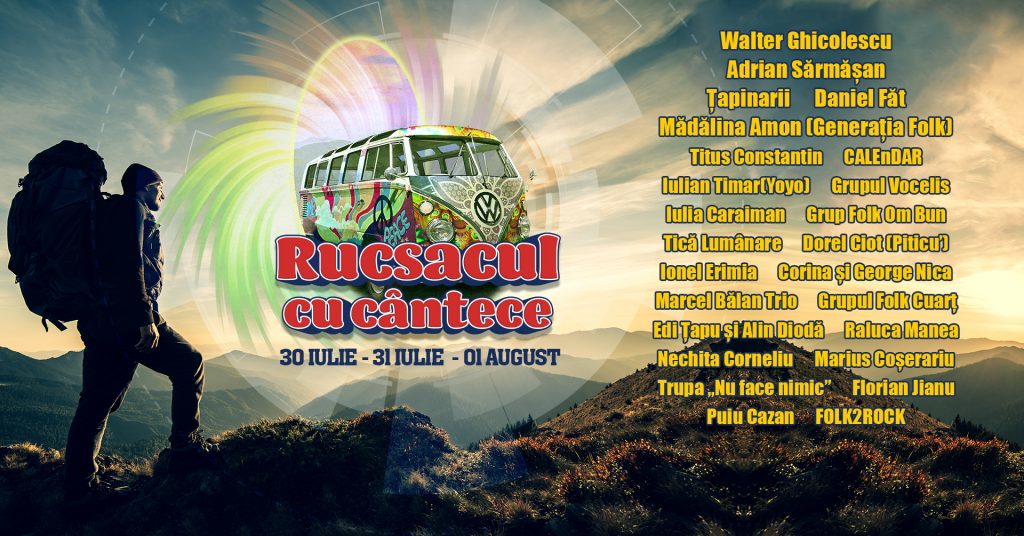 Rucsacul cu cântece: Festival cu și pentru muntomani la Summer Camp Brezoi (30 iulie - 1 august)