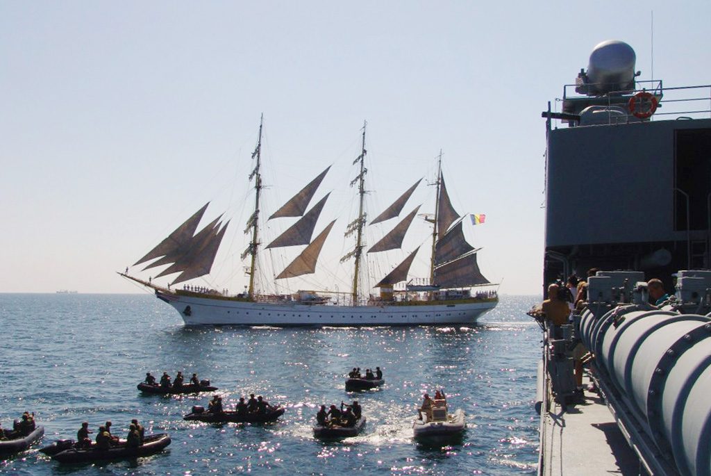 Spectacol naval la TVR 1, de Ziua Marinei Romane (15 august)