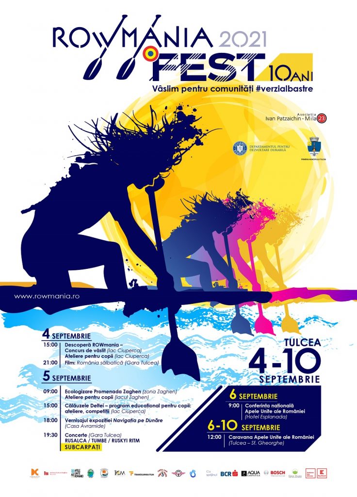 10 ani de RowmaniaFEST (Tulcea, 4-10 septembrie 2021)