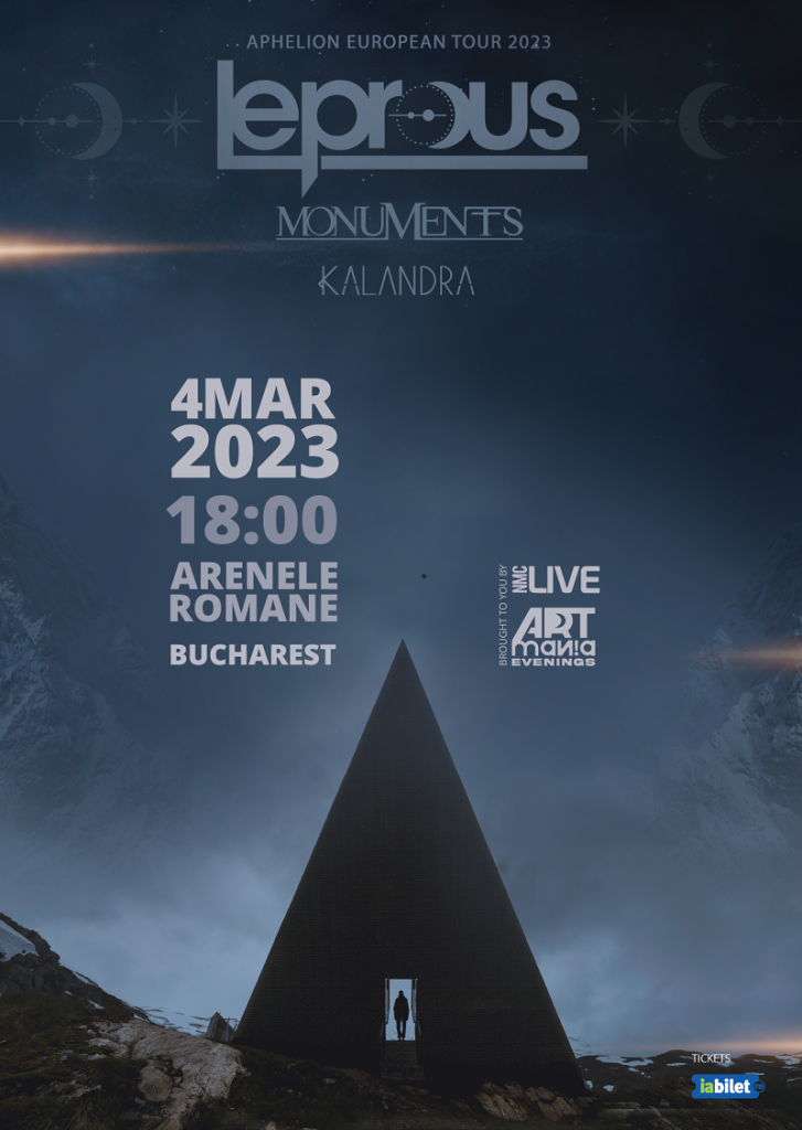 Concert LEPROUS la Arenele Romane (4 martie)