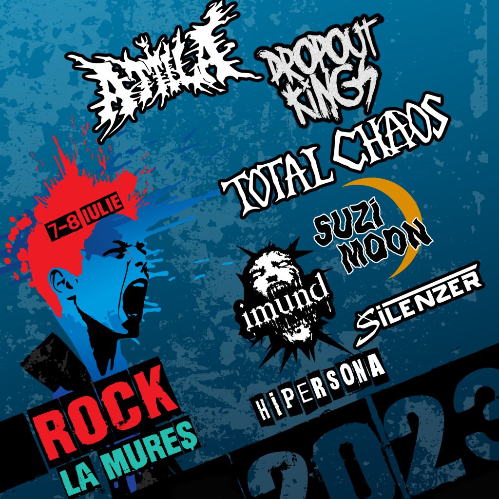 Primele nume confirmate la ediția a XI-a a festivalului Rock la Mureș: Attila, Total Chaos, Dropout Kings și Suzi Moon (7 - 8 iulie)