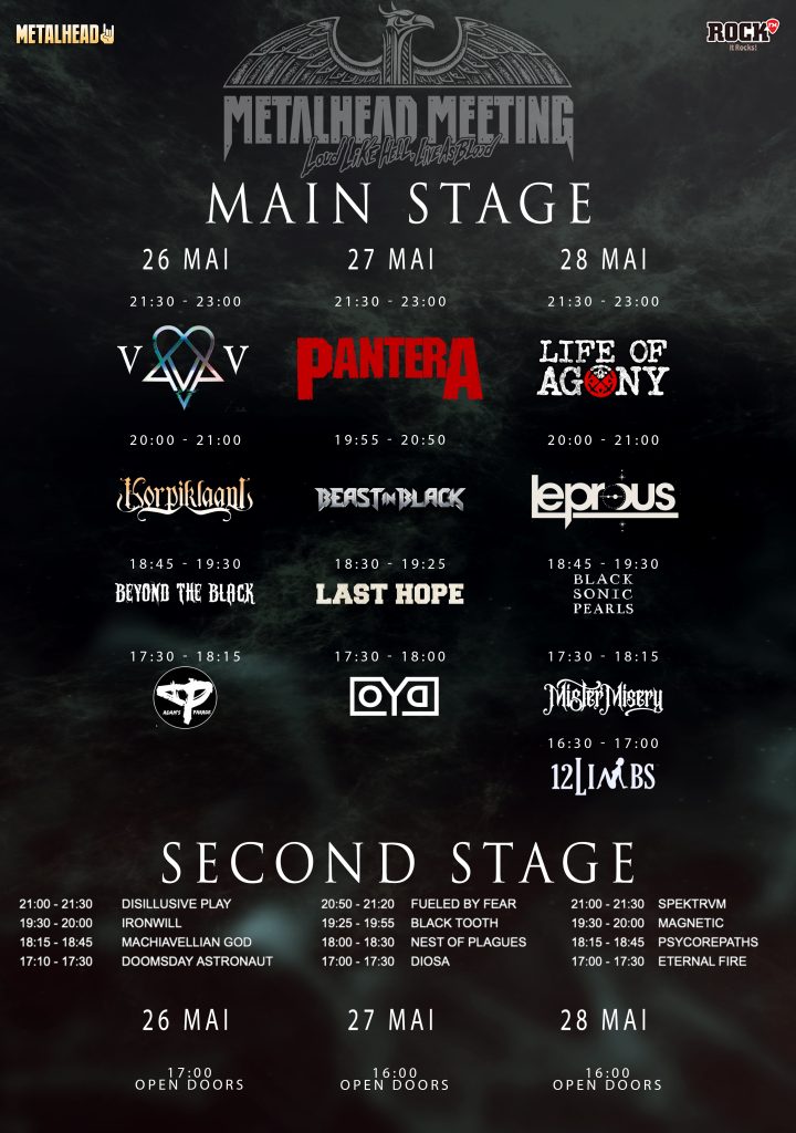 Metalhead Meeting 2023: Program si Reguli de Acces (26 - 28 mai)
