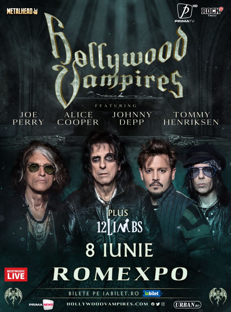 Hollywood Vampires: Inca o trupa pe afis si program si reguli de acces (8 iunie)