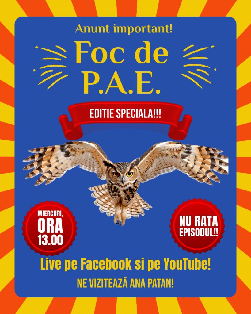 Foc de P.A.E cu Andrei Partoș – editia 829. Invitate: Ana Patan si Ruxandra Balasu (4.12.2024)