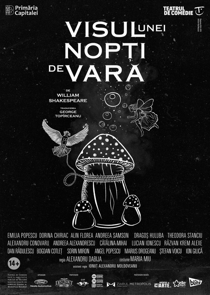 Teatrul de Comedie prezintă premiera spectacolului „VISUL UNEI NOPTI DE VARA” (21 martie)