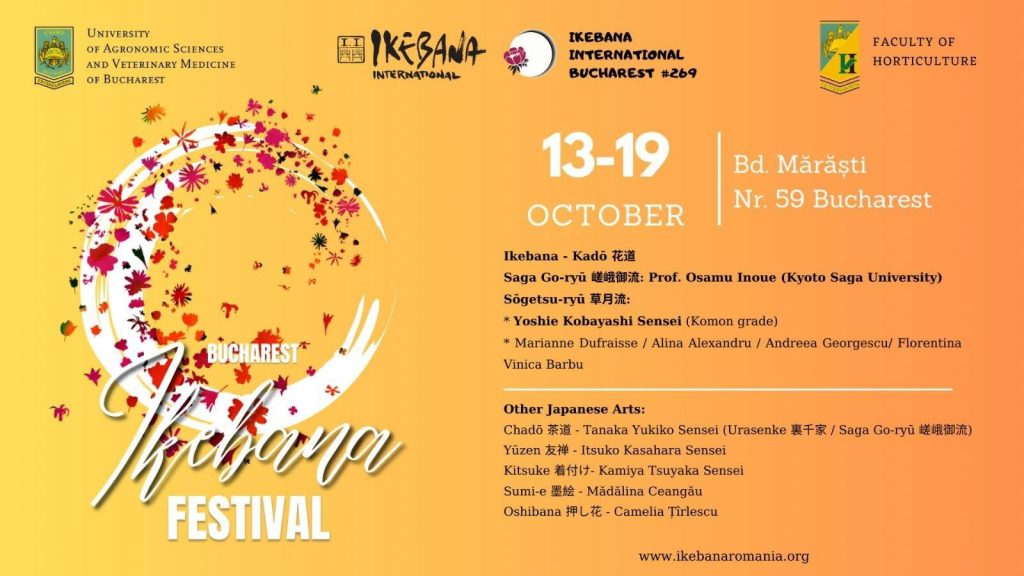 Festivalul Internațional de Ikebana - ediția II (13 -19 octombrie 2025)
