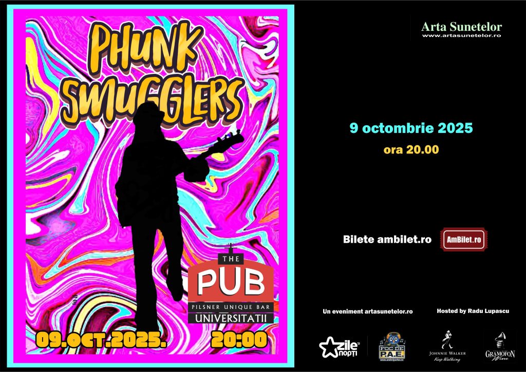 Phunk Smugglers revin la Trocadero Blues Nights! (9 octombrie)