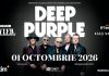 Deep Purple revine în România! Concert la Cluj pe 1 octombrie 2026 Deep Purple revine în România! Concert la Cluj pe 21 noiembrie 2026