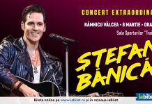 Ștefan Bănică sărbătorește femeia pe 8 martie, la Râmnicu Vâlcea, printr-un concert extraordinar la Sala Sporturilor “Traian” Ștefan Bănică sărbătorește femeia pe 8 martie, la Râmnicu Vâlcea, printr-un concert extraordinar la Sala Sporturilor “Traian”