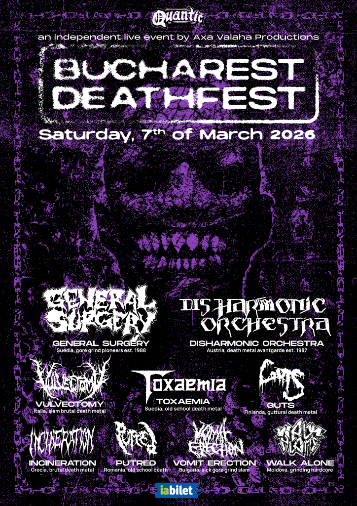 BUCHAREST DEATHFEST 2026 – 7.03.2026 @ Quantic