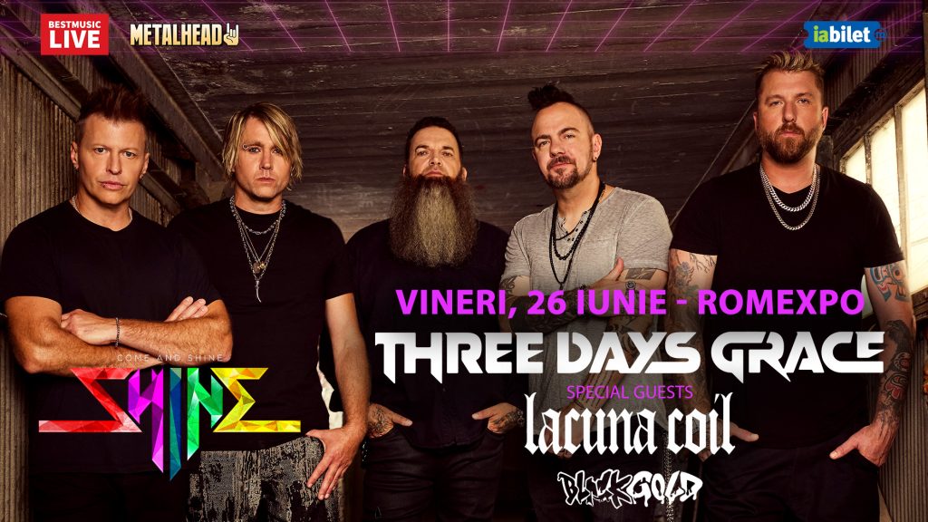 Lacuna Coil canta alaturi de Three Days Grace la Romexpo (26 iunie)