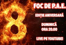 Foc de P.A.E. cu Andrei Partoș – ediția 931. Aniversam 8 ani de la primul episod al emisiunii (5.04.2026) Foc de P.A.E. cu Andrei Partoș - ediția 931. Aniversam 8 ani de la primul episod al emisiunii (5.04.2026)